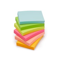 Amazon Basics Mini Sticky Notes 1.5 x 2 Inch Assorted Colors